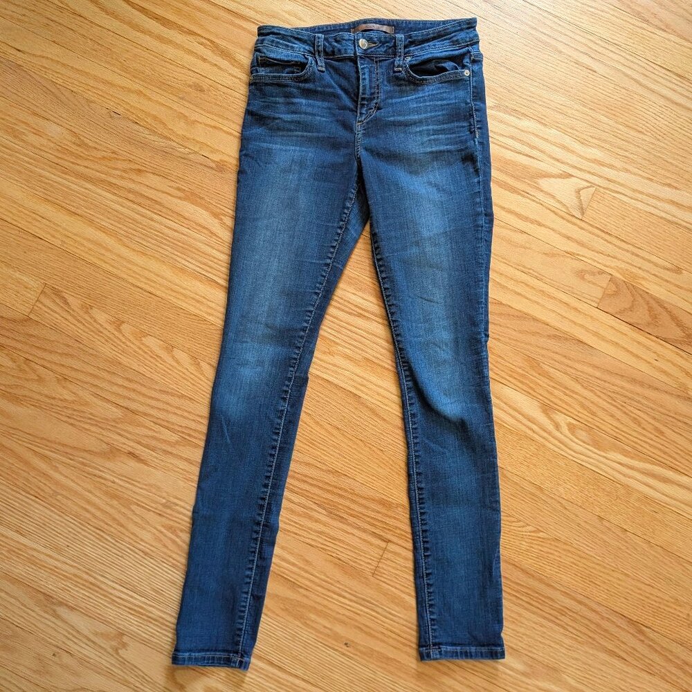 EUC Joe's Jeans The Honey Curvy Skinny Mid-Rise Women's 27‎ x 30 inseam blue